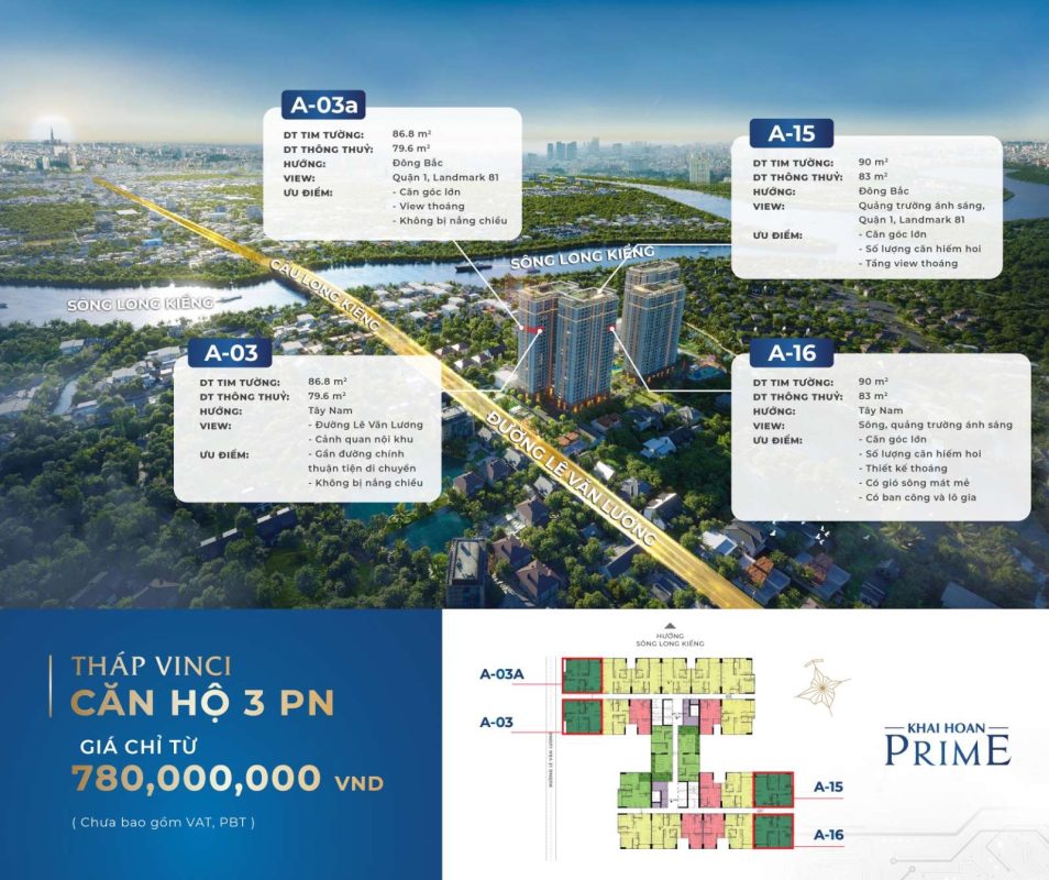 3pn du can can ho khai hoan prime le van luong nhe be