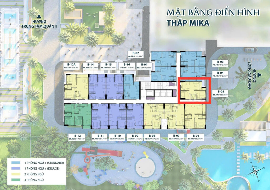 vi tri 2pn 55m2 tai block mika khai hoan prime