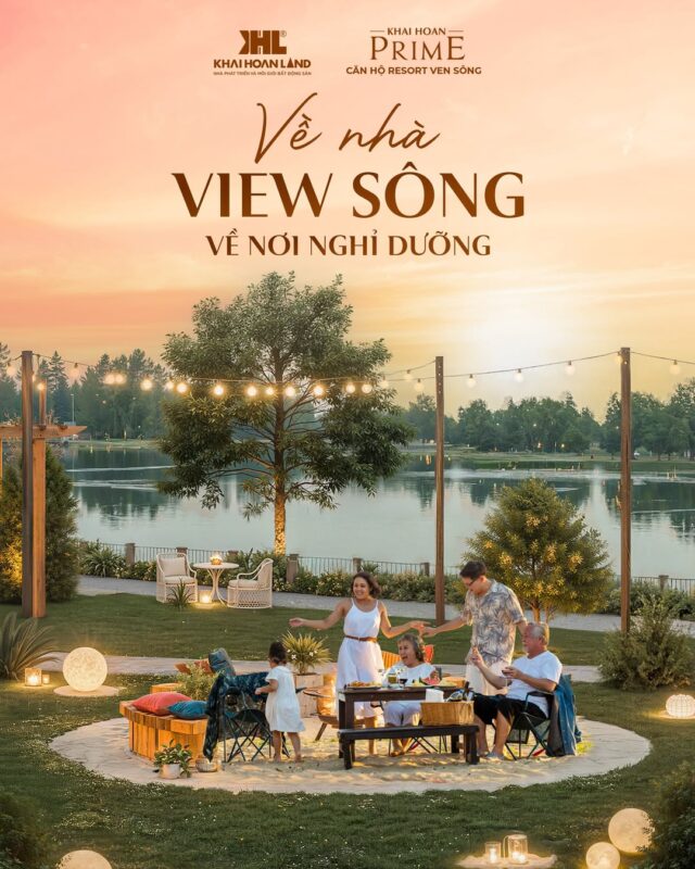 Căn hộ resort ven sông Khải Hoàn Prime Lê Văn Lương nhà Bè